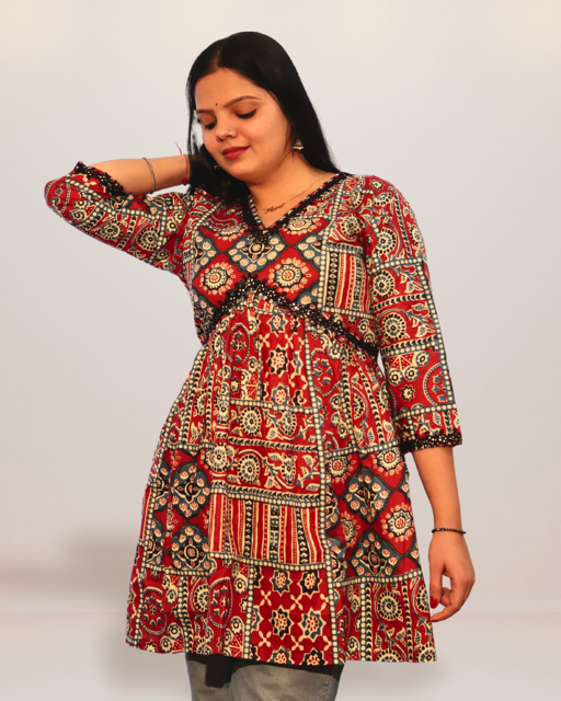 Brown Short Kurti