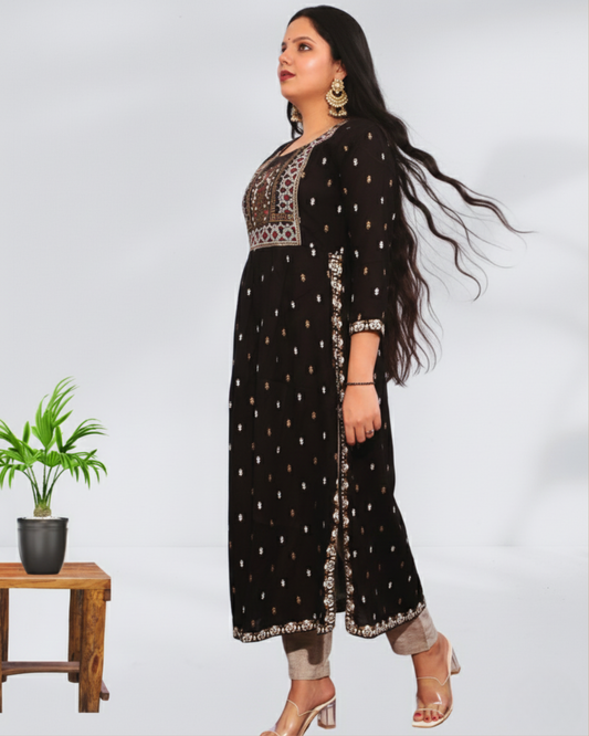Black Long Kurti